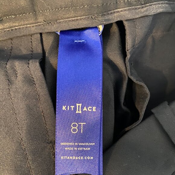 Kit and Ace Navigator Navy Blue Women's Cropped Pants Size 8T - Picture 12 of 13